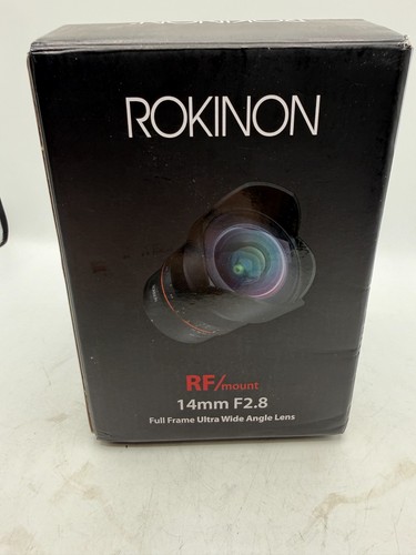 Rokinon 14mm full frame - 14mm, f2.8